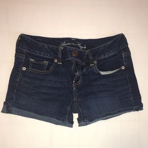 American Eagle Dark Wash Jean Shorts - size 2